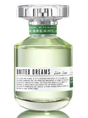 United Dreams Live Free by Benetton perfume bottle