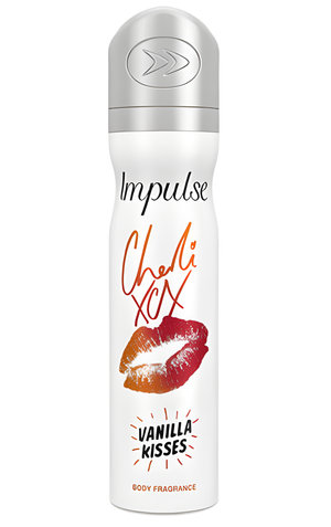 Charli XCX Vanilla Kisses by Impulse perfume bottle