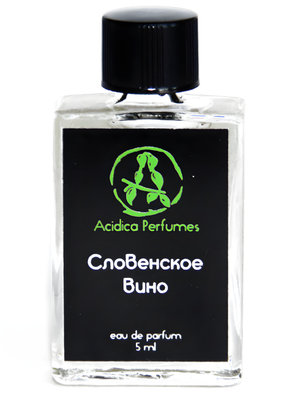 Slovenian Wine by Acidica Perfumes perfume bottle