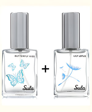 Sula Girl Next Door Playering Set by Susanne Lang perfume bottle