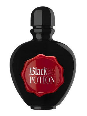 Black XS Potion for Her by Rabanne perfume bottle