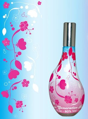 Love Generation Blue by Jeanne Arthes perfume bottle
