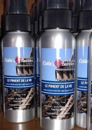 Le Piment de La Vie Eau de Cologne by Catie's Bubbles perfume bottle