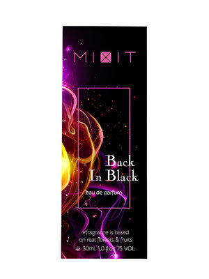 Back in Black by Mixit perfume bottle