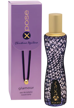 X Pose Glamour by Christina Aguilera perfume bottle