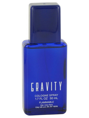 Gravity by Coty perfume bottle