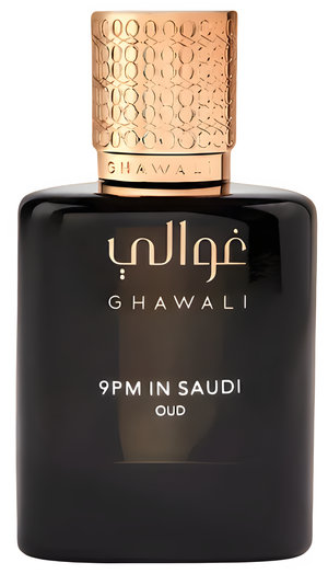 9PM in Saudi Oud by Ghawali perfume bottle