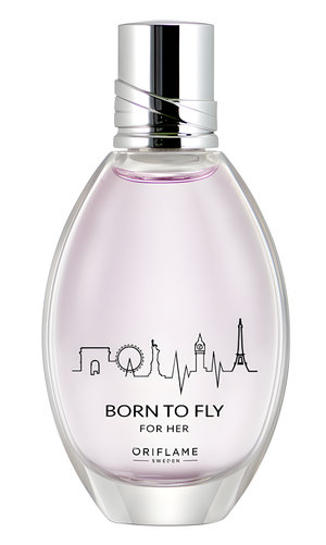 Born to Fly for Her by Oriflame perfume bottle