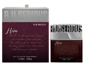 R U Serious Him by Rue Broca perfume bottle