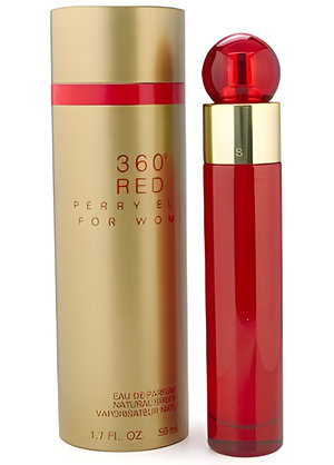 360° Red by Perry Ellis perfume bottle