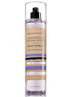 Lavender & Sandalwood by Bath & Body Works perfume bottle