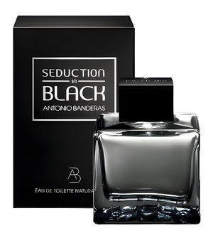 Seduction in Black by Antonio Banderas perfume bottle