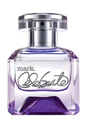 Mark Celebrate by mark. perfume bottle