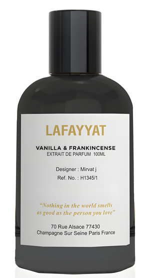 Vanilla & Frankincense by Lafayyat perfume bottle
