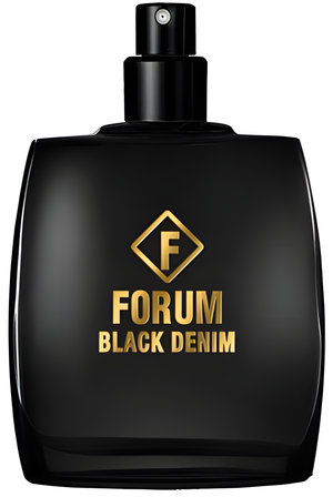 Forum Black Denim by Tufi Duek perfume bottle