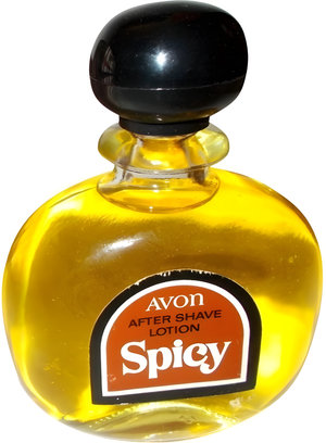 Spicy by Avon perfume bottle