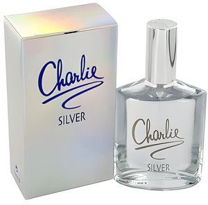 Charlie Silver by Revlon perfume bottle
