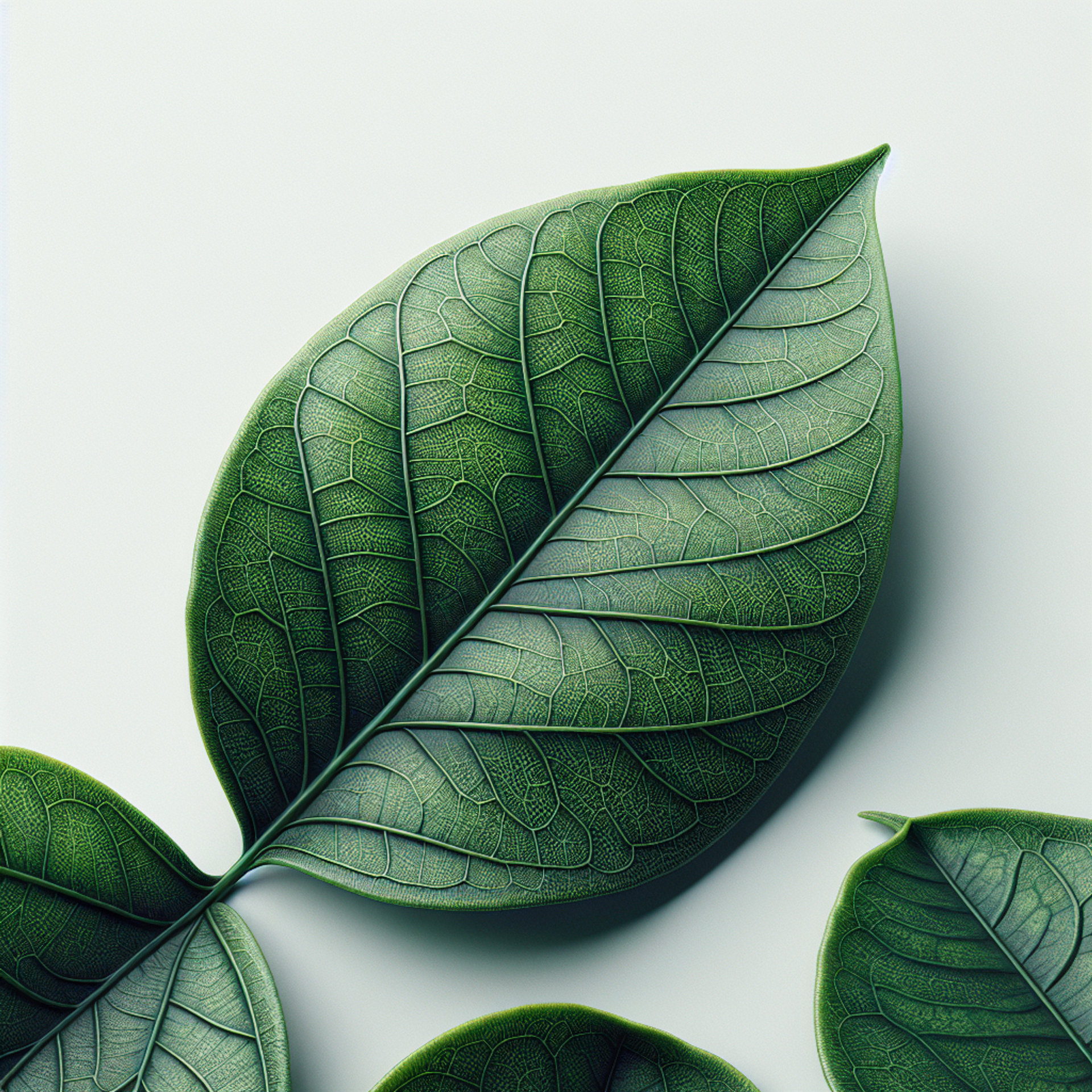 Picture of Tangerine Leaves note