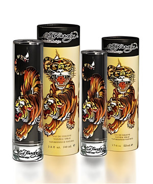 Ed Hardy Men's EDT by Christian Audigier perfume bottle