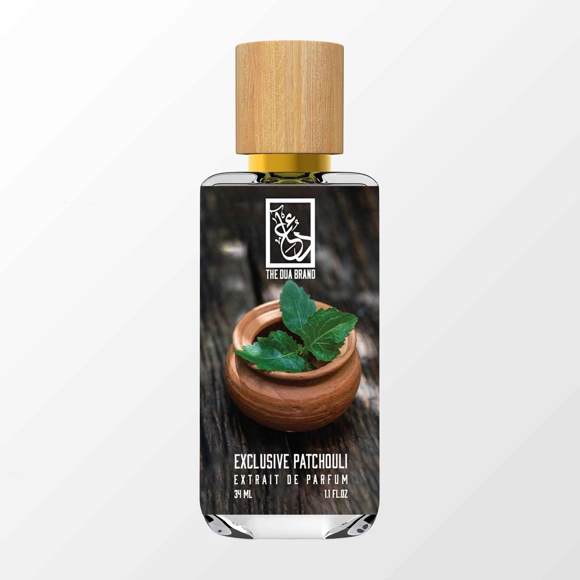 Exclusive Patchouli by The Dua Brand perfume bottle