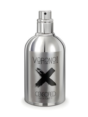 Censored by Voronoi perfume bottle