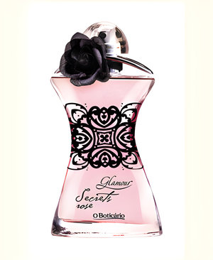 Glamour Secrets Rose by O Boticário perfume bottle