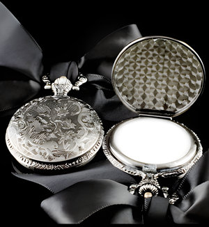 Timeless: Lily of the Valley Pocket Watch by DL & Co perfume bottle