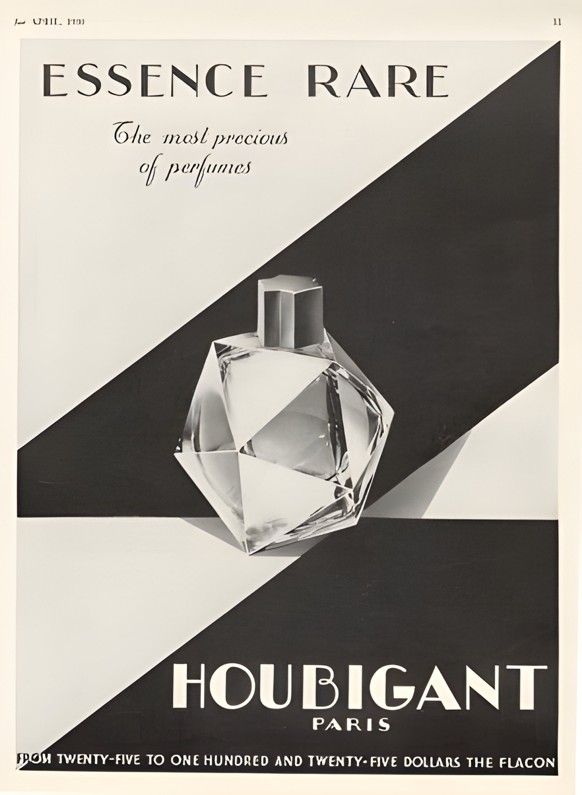 Essence Rare by Houbigant perfume bottle