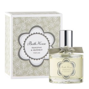Frangipani & Grapefruit by Bath House perfume bottle