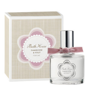 Damask Rose & Violet by Bath House perfume bottle