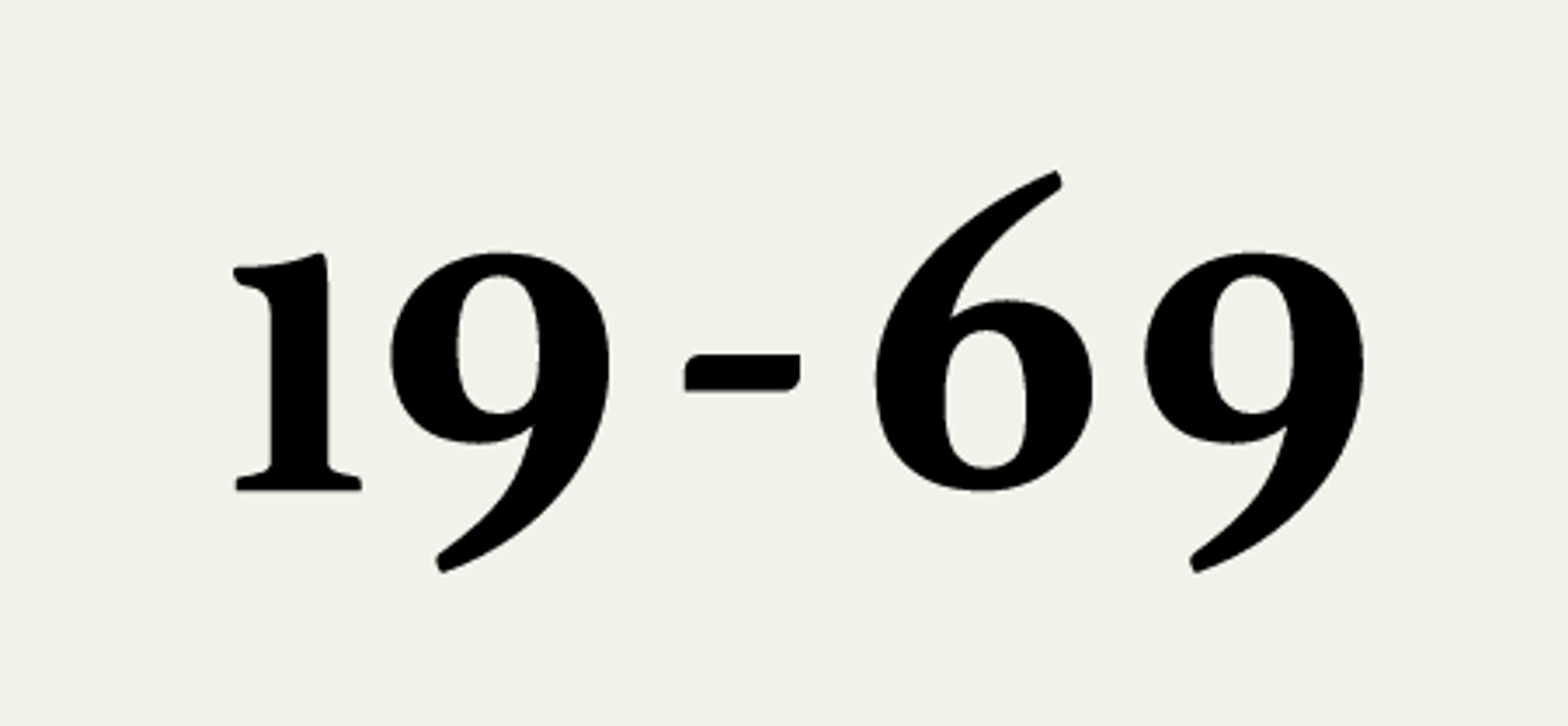 Picture of 19-69 brand