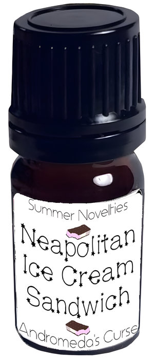 Neapolitan Ice Cream Sandwich by Andromeda's Curse perfume bottle