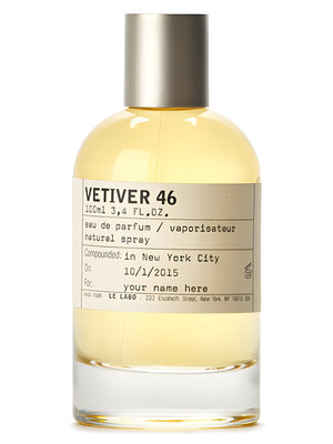 Vetiver 46 by Le Labo perfume bottle