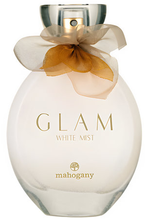 Glam White Mist by Mahogany perfume bottle