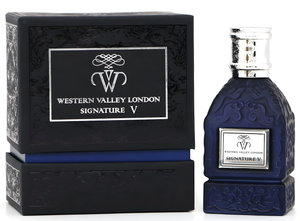 Signature v by Western Valley Avenue London perfume bottle