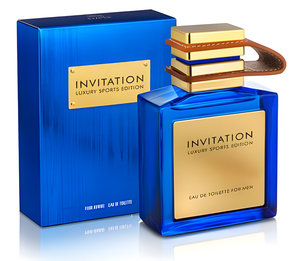 Invitation Blue by Emper perfume bottle
