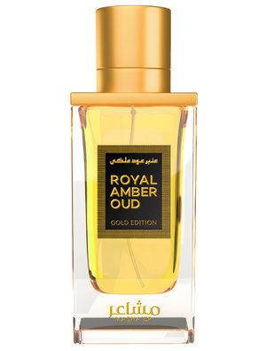 Royal Amber Oud Gold Edition by Mashaer perfume bottle