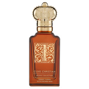I for Women Woody Floral With Vintage Rose by Clive Christian perfume bottle
