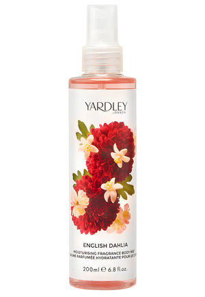English Dahlia Fragrance Mist by Yardley perfume bottle