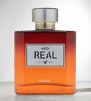 AEO Real Blaze by American Eagle perfume bottle