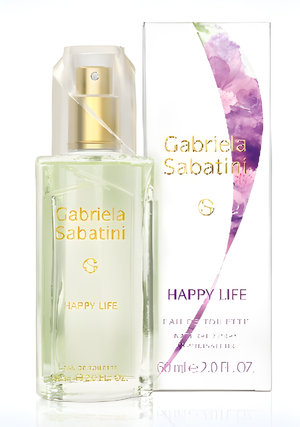 Happy Life by Gabriela Sabatini perfume bottle