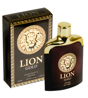 Lion Gold by X-Bond perfume bottle
