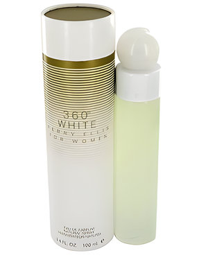 360° White by Perry Ellis perfume bottle