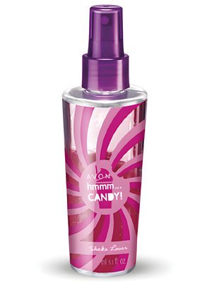 Candy! Shake Lover by Avon perfume bottle