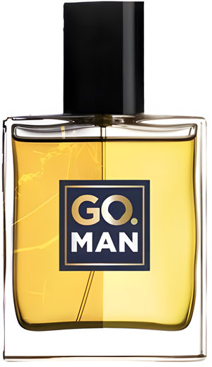 GO. Man by GO. perfume bottle