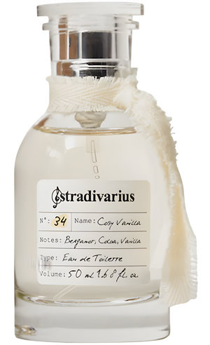 No 34 Cosy Vanilla by Stradivarius perfume bottle