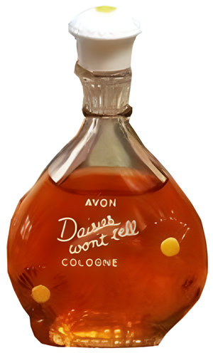 Daisies Won't Tell by Avon perfume bottle