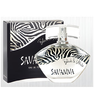 Savanna Black & White by Parfums Louis Armand perfume bottle