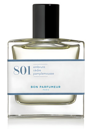 801 Sea Spray, Cedar, Grapefruit by Bon Parfumeur perfume bottle