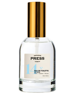 No. 14 by Press Gurwitz Perfumerie perfume bottle